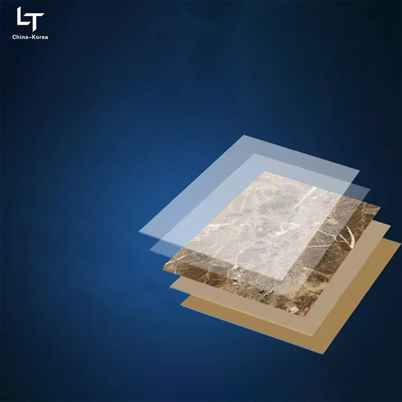 Pannello UV in PVC impermeabile 1220 × 2440 mm 3 mm per la decorazione di pannelli murali interni con finitura lucida per decorazioni di design per uffici domestici