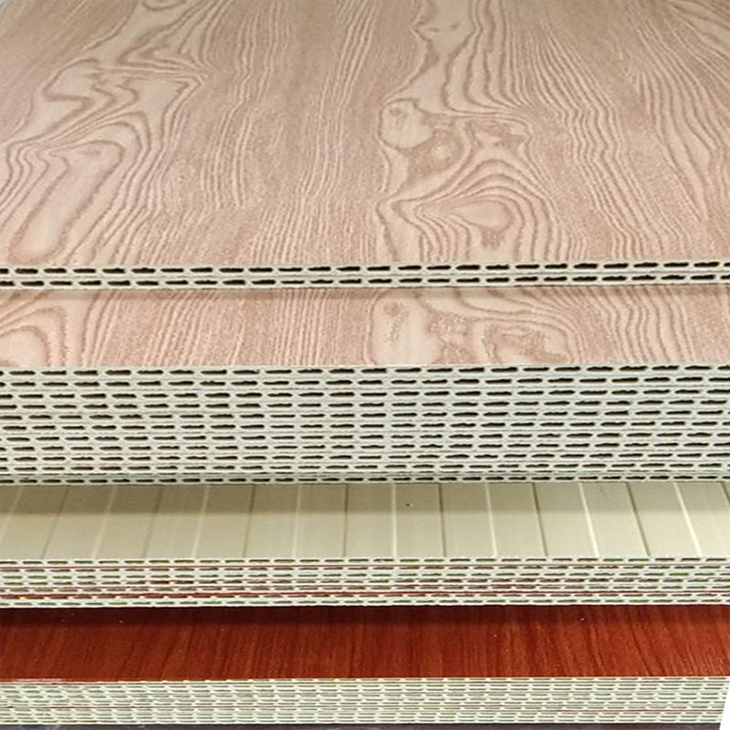 Pannello a parete moderno in PVC in fibra di legno di bambù integrato per sfondo TV Pannello a parete rigido per soffitto interno per uso alberghiero