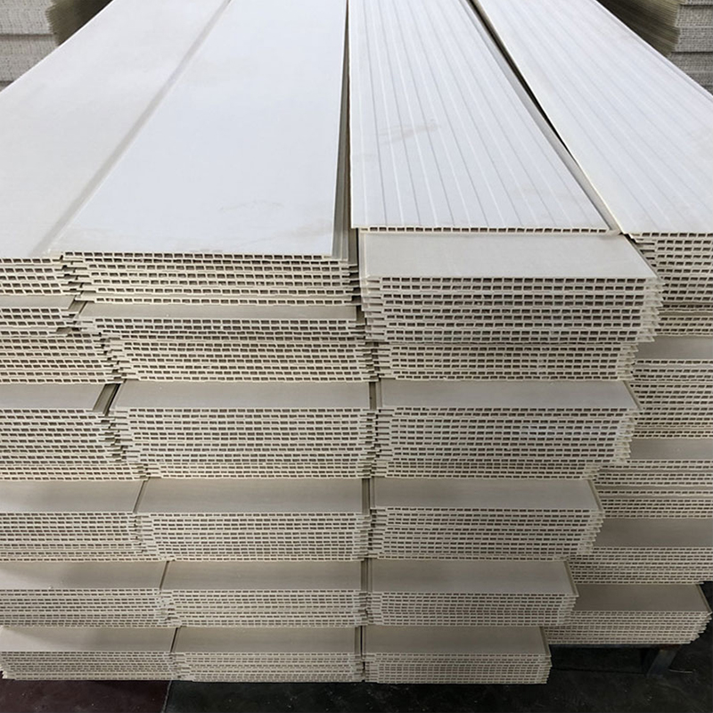 Pannello a parete moderno in PVC in fibra di legno di bambù integrato per sfondo TV Pannello a parete rigido per soffitto interno per uso alberghiero