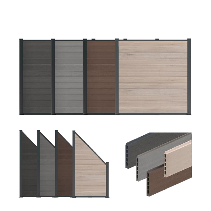 Pannelli di recinzione in legno composito di plastica Wpc per la casa, giardino, cortile, pannelli migliori di quelli in vinile, recinzione in PVC, impermeabile, pannello per la privacy all'aperto, HDPE