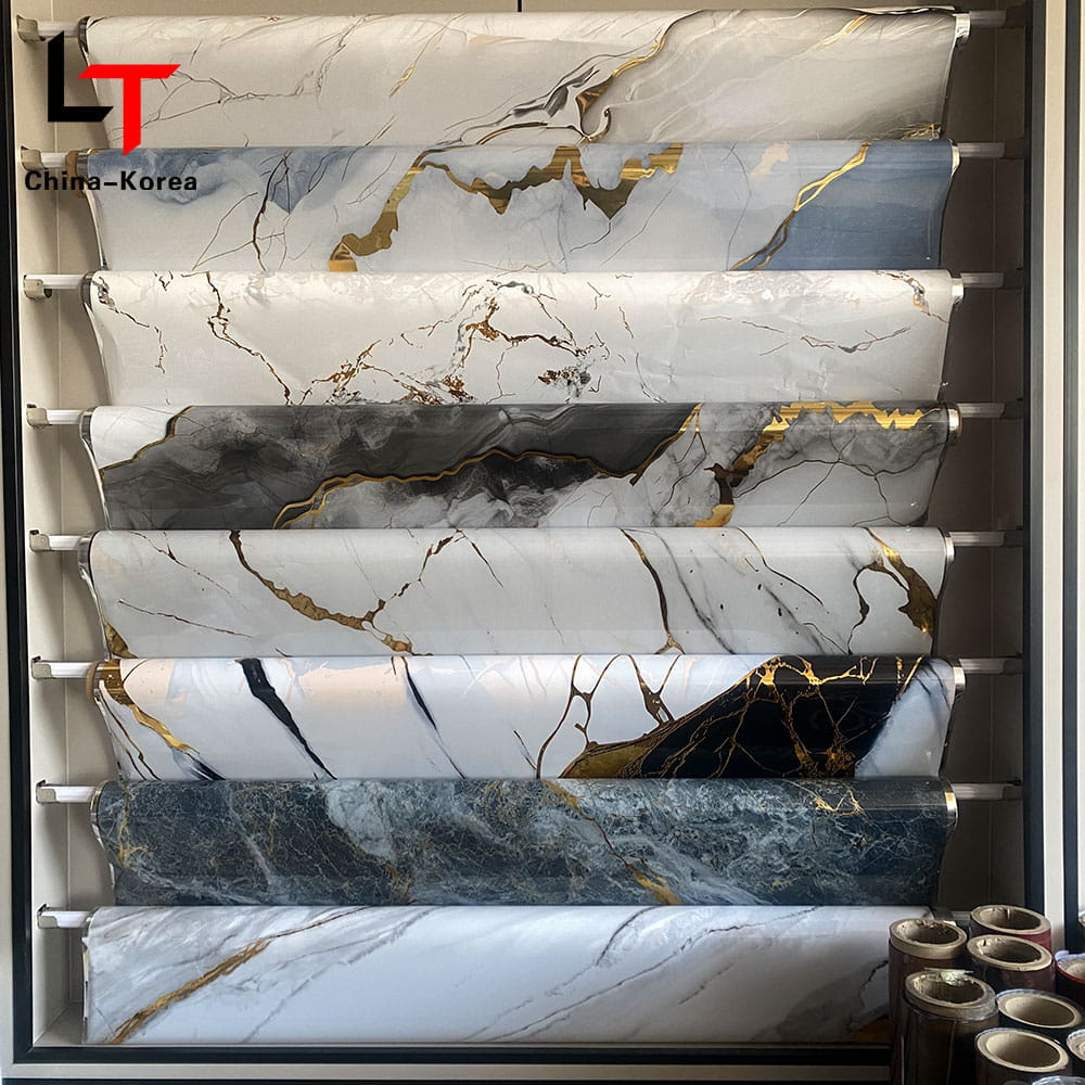 Pellicola per trasferimento di calore per laminazione di stampa 3D 5D Pellicola per decorazione di mobili in PVC Pellicola per pressa sotto vuoto per pannello a parete WPC Scheda UV