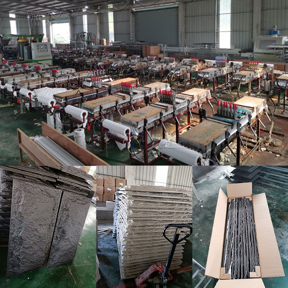 Pannello da parete in pietra decorativa in poliuretano sintetico da 60 x 30 cm, per impiallacciatura decorativa, per la casa