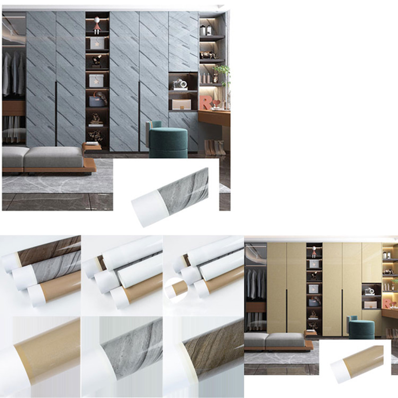 Pellicola per trasferimento di calore in marmo con stampa a caldo dorata Pellicola decorativa per mobili in PVC Pellicola per pressa sotto vuoto per porta per pannello UV WPC