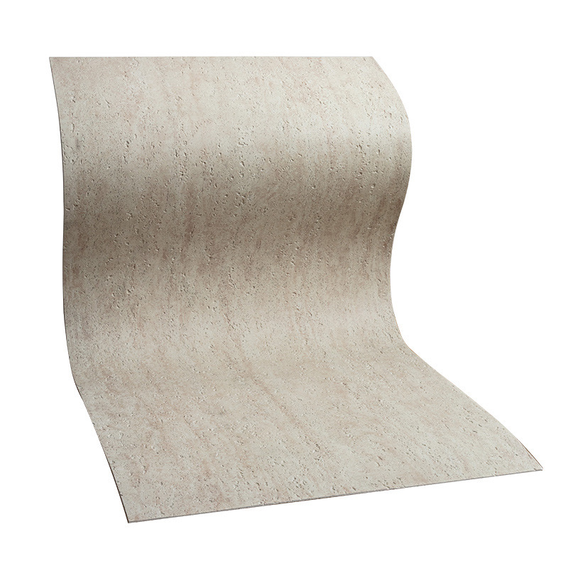 Impiallacciatura di piastrelle ignifuga Finto interno Rivestimento per pareti morbido flessibile Travertino Pannelli per pareti in pietra morbida flessibile artificiale
