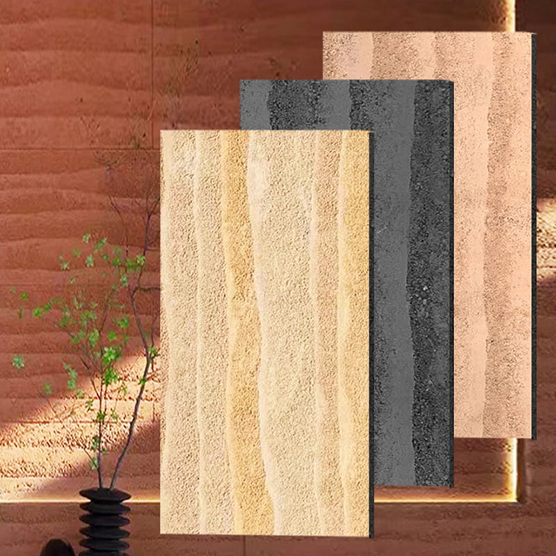 Pannelli murali leggeri ignifughi dal design moderno Nuovo materiale Rivestimento in pietra morbida Piastrelle MCM flessibili Rivestimento murale in pietra lineare