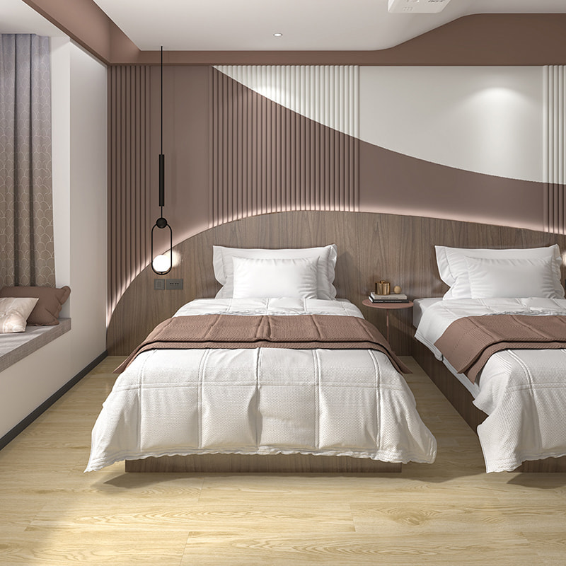 Piastrella in plastica di durevolezza che fa galleggiare la pavimentazione di legno impermeabile del grano 4mm 5mm 6mm 7mm 8mm del PVC clicca la pavimentazione SPC della plancia del vinile